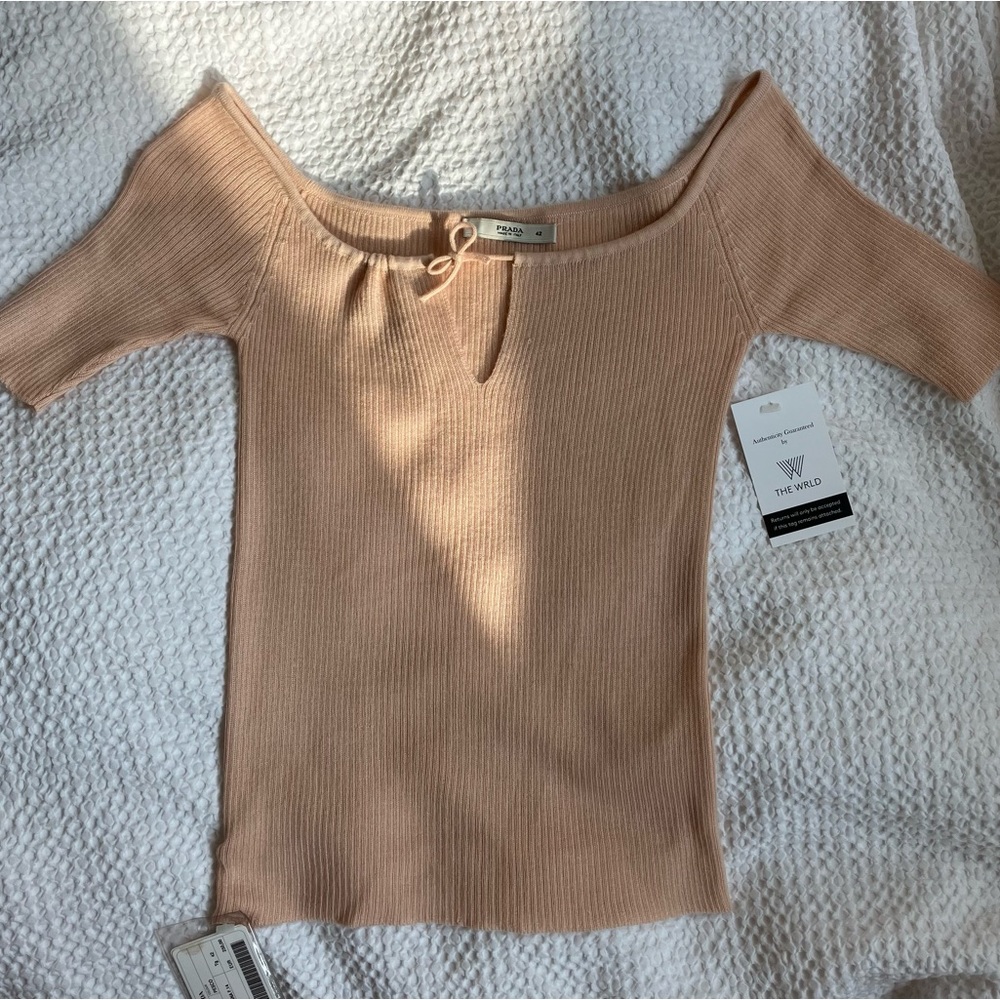 Prada silk and cashmere sweater